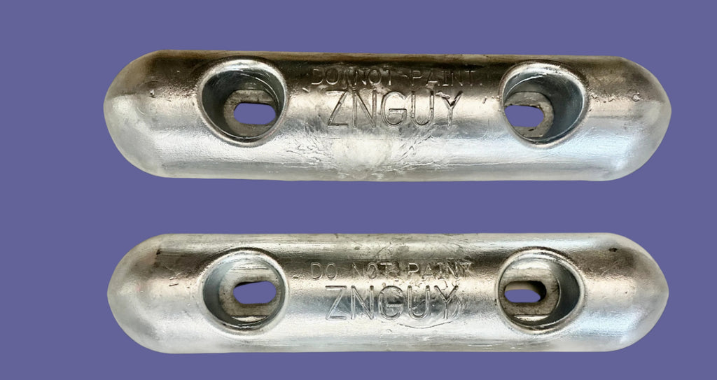 CL-18 ZNGUY Hull Zinc Anode refit corrosion 99% pure marine