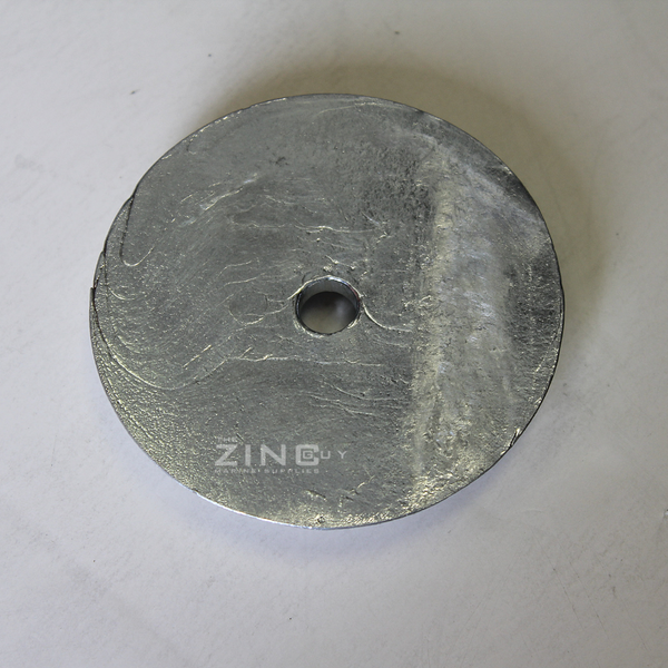 R-2 S Hull/Rudder Round Plate Zinc Anode 2 15/16