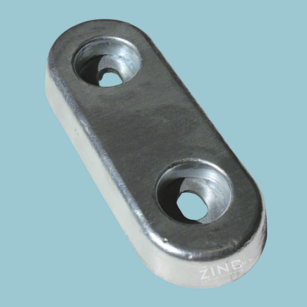 VT-8 Trim Tab boat Zinc Anode 99%pure marine part refit