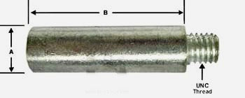 ZNGUY E-1Z Pencil Zinc Anode