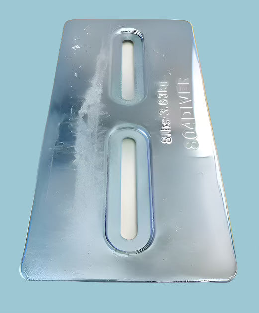 SP-50 Bolt-on Transom Zinc Plate Anode DIVER PLATE