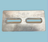 SP-50 Bolt-on Transom Zinc Plate Anode DIVER PLATE *Best Seller*