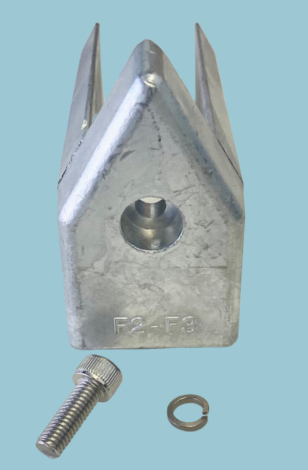 SPURS - Cutter F2 - F4 Zinc Anodes with bolts