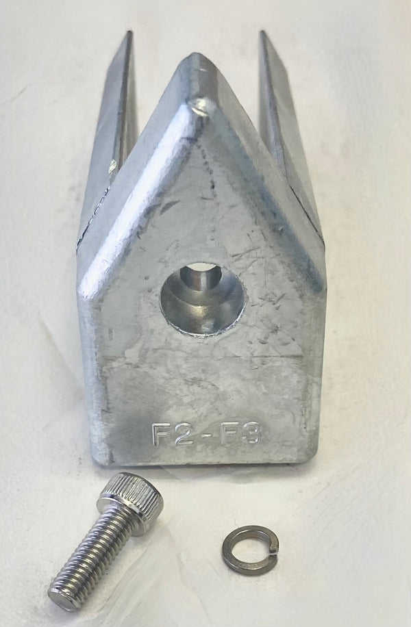 SPURS - Cutter F2 - F4 Zinc Anodes with bolts