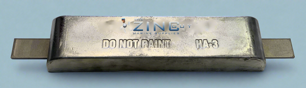 HA3A-A/ M-12AL/ ASS-AL/ ASS-5A / Aluminum Navalloy Anode  Strap -Weld-on or Bolt-on