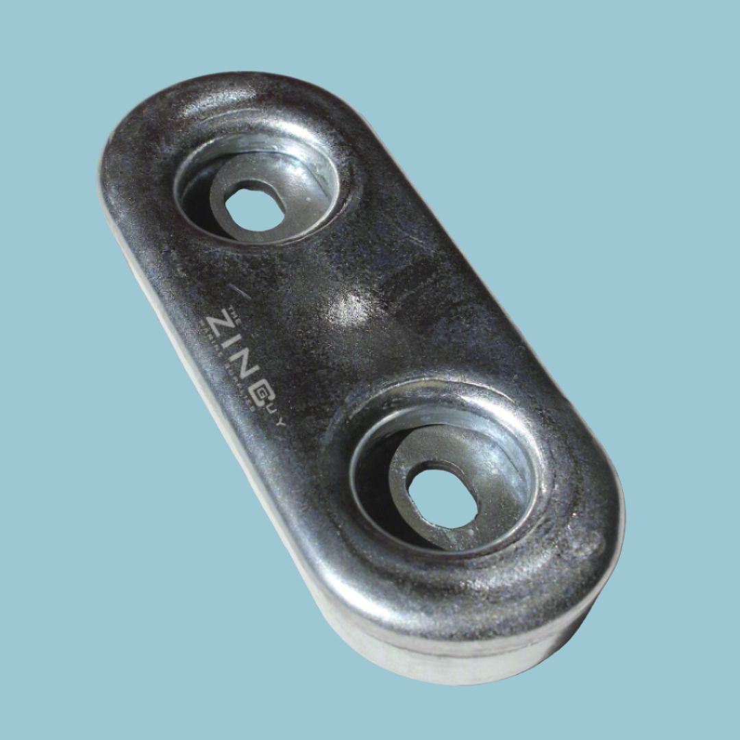 VT-8 Trim Tab boat Zinc Anode 99%pure marine part refit