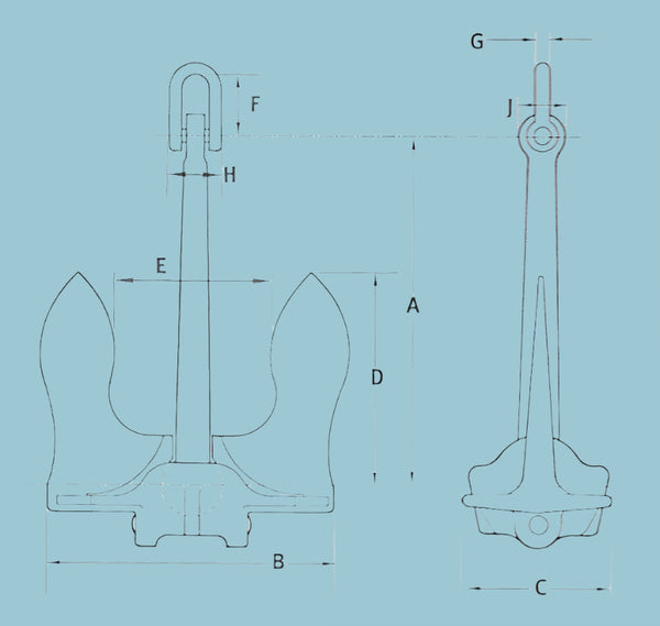 Stockless Anchor