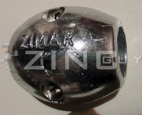 X-3 Shaft Zinc Anode 1" dia (standard)