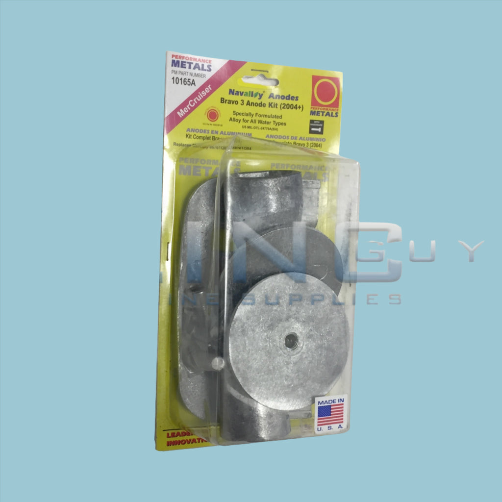 Martyr Anodes Zinc Kit For MerCruiser Bravo 3 (2004+) - Corrosion Protection For I/O Drives